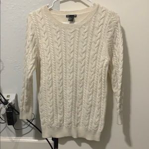 Cream H&M Cable Knit Sweater Size S